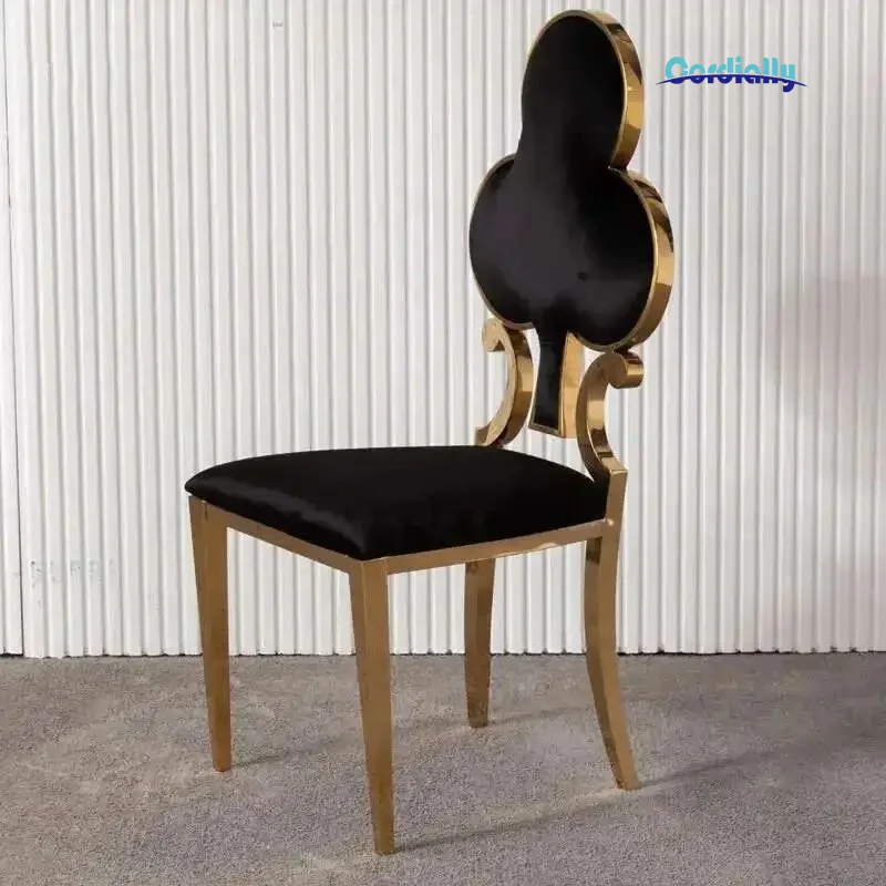 Nordic Minimalist Flannel Dining Chair Modern Soft Cushion Armchair Home Furniture Customized Dining Room