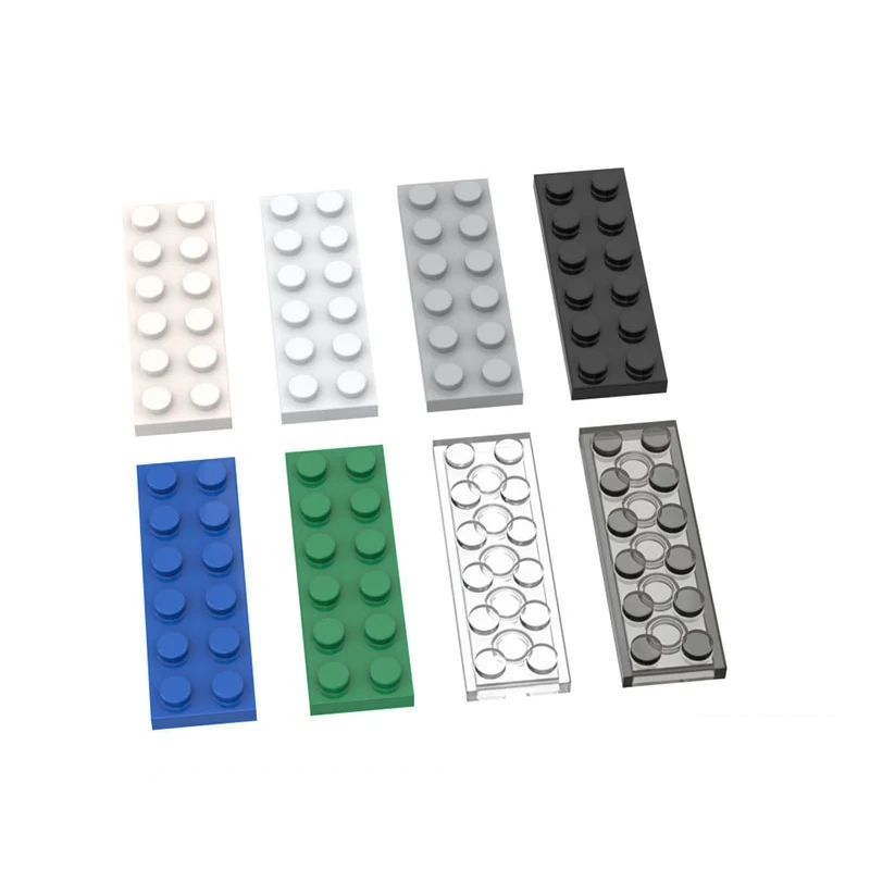 

3795 Building Blocks Plate 2x6 Dots Thin Bricks MOC Parts for Legoeds DIY Creative Modular Education Assembly Toys for Kids