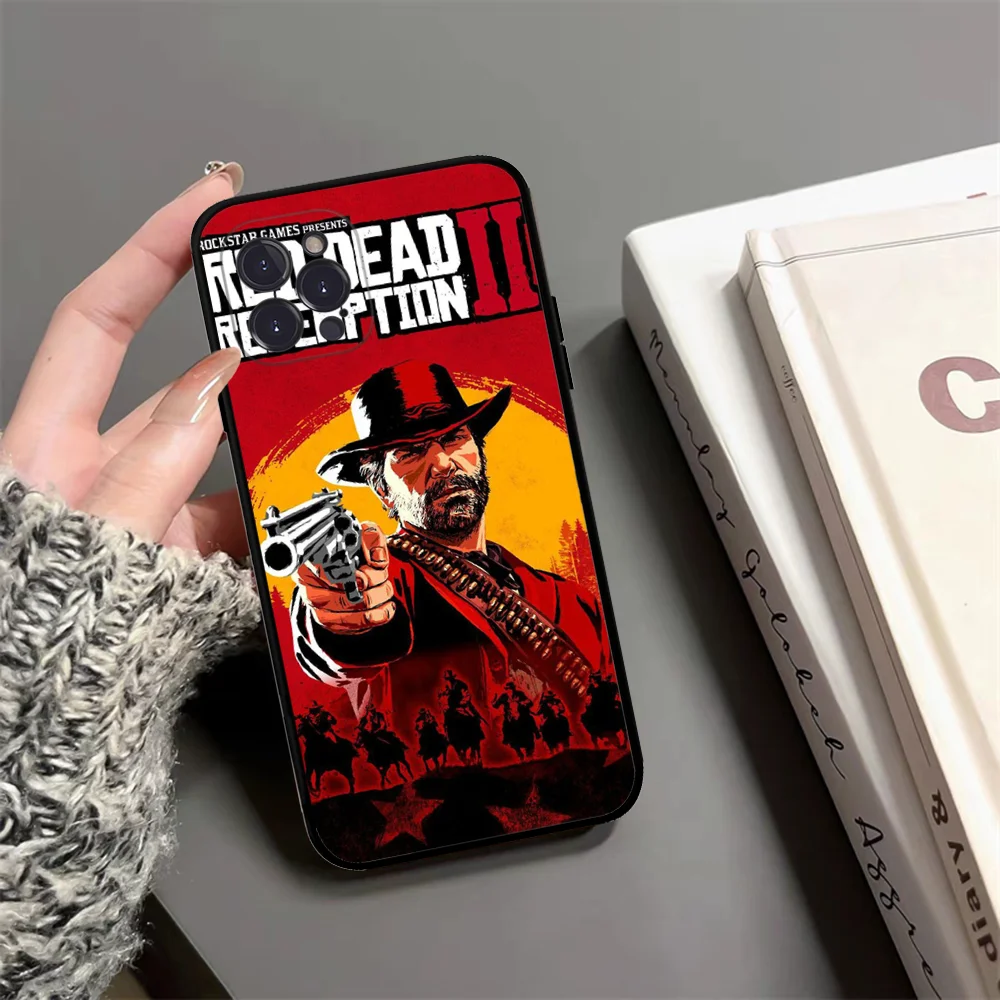 Game R-Red Dead-R-Redemptions 2 Phone Case Silicone Soft For Iphone 15 14 13 12 11 Pro Mini XS MAX 8 7 6 Plus X XS XR Cover