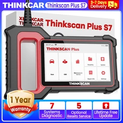 THINKCAR Thinkscan Plus S7 S6 S4 Car Diagnostic Tools Automotivo Scanner 7 System 5 Reset Oil IMMO Free Code Reader Obd2 Scanner