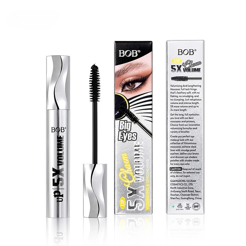 Nuevo Máscara de pestañas 4D, maquillaje de belleza, extensión de pestañas negras rizadas, máscara de volumen líquido resistente al agua, cosmética de larga duración