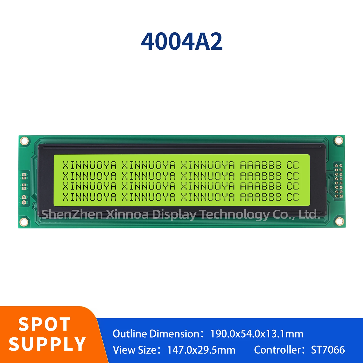 40X4 4004 4004A2 Russian Japanese English character LCD module display screen LCM yellow green blue with LED backlight