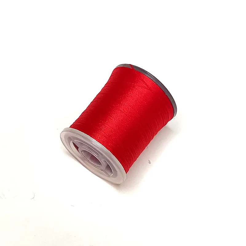 KKWEZA 1PC 150D Fly Tying Thread Floss For 6 ~ 22 Flies Trout Bass Fly Tying Material Colors Olive Red Grey Standard Bobbin