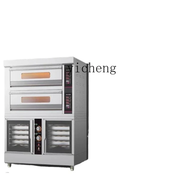 

b19large oven commercial two-layer two-plate, four-plate large-capacity bread pizza baking electric oven
