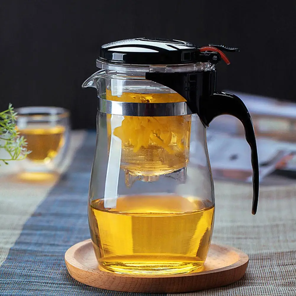 Heat Resistant Glass Teapot With Infuser Filter Chinese Kung Fu Puer Oolong Tea Teapot 500ML-750ML Tea Pot Water Kettle