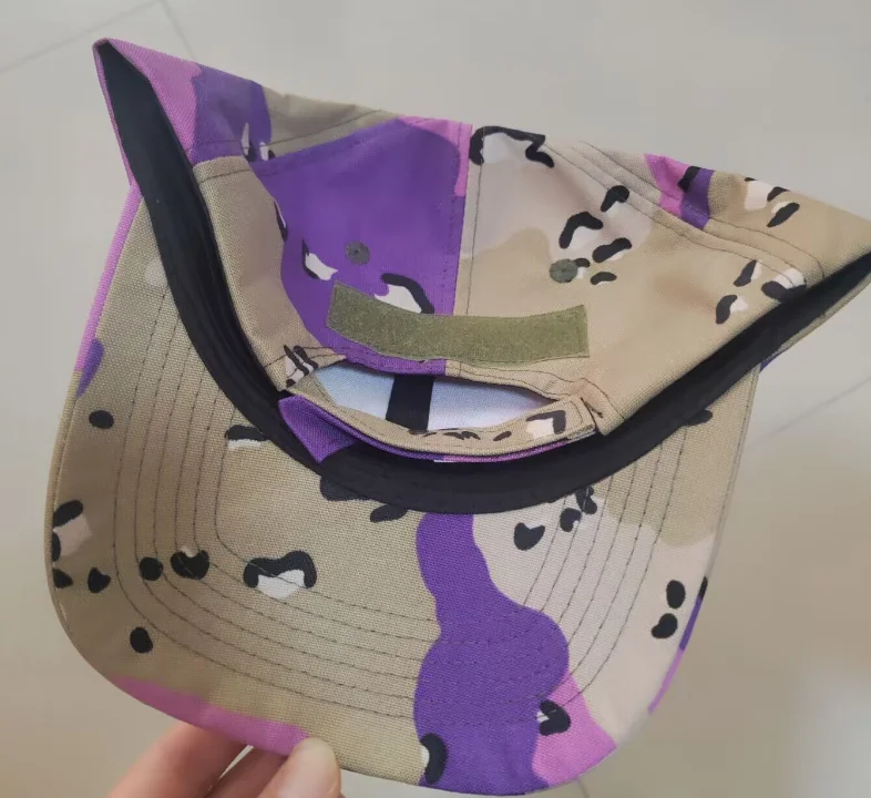 Purple Saudi Arabia Chocolate Chips Camouflage Baseball Cap Man Outdoor Desert Hat