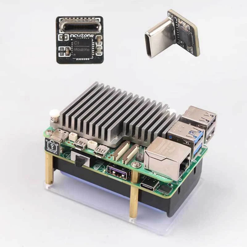 لـ Raspberry Pi 5 PD Dongle USB-C تنشيط الزناد لمنفذ UPS/POE GPIO Power Non-PD-Power System Error Warning