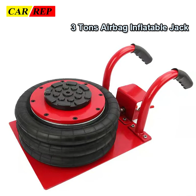 Pneumatic Jack 3tons Capacity Thick Airbag-Inflatable Jack Horizontal Car Lifting Equipment Special Jack For Auto Repair Shop