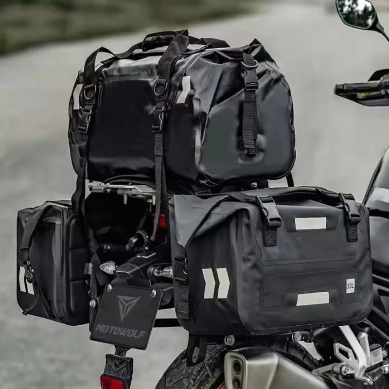 

Factory Price Motorcycle Luggage Travel Bag for Outdoor Motorbike Adventure Saddle Side Bag Motorcycle Tail Bag Waterproof