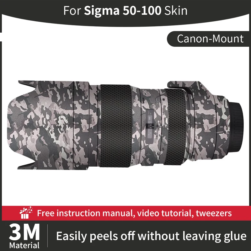 For Sigma 50 100mm Canon Skin Sigma 50-100mm F1.8 DC HSM Skin For Canon Mount Anti-scratch Camera Lens Sticker protective film