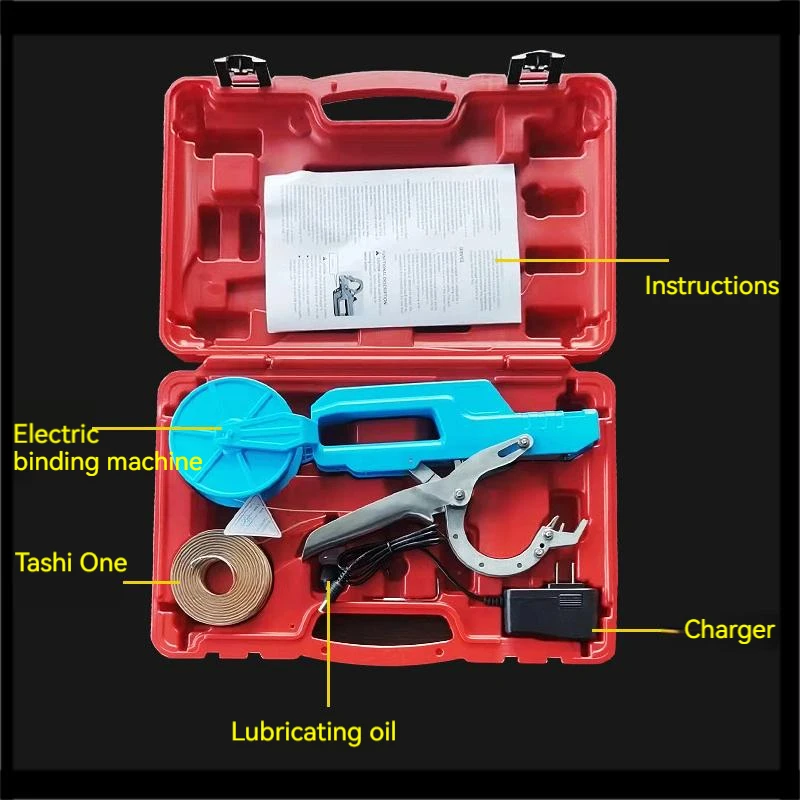 

Wireless Electric Branch Tying Machine Quick Bundling Of Rechargeable Lithium Batteries Vegetable Grape Vine Branch Tying Machin