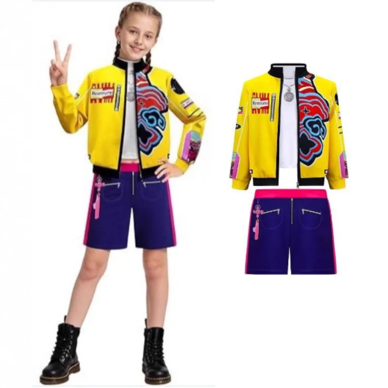 

K-POP Demon Hunters Lumi Cosplay Costume - Zoe & Mira Halloween Outfit for Women - Streetwear Stage Performance Clothing