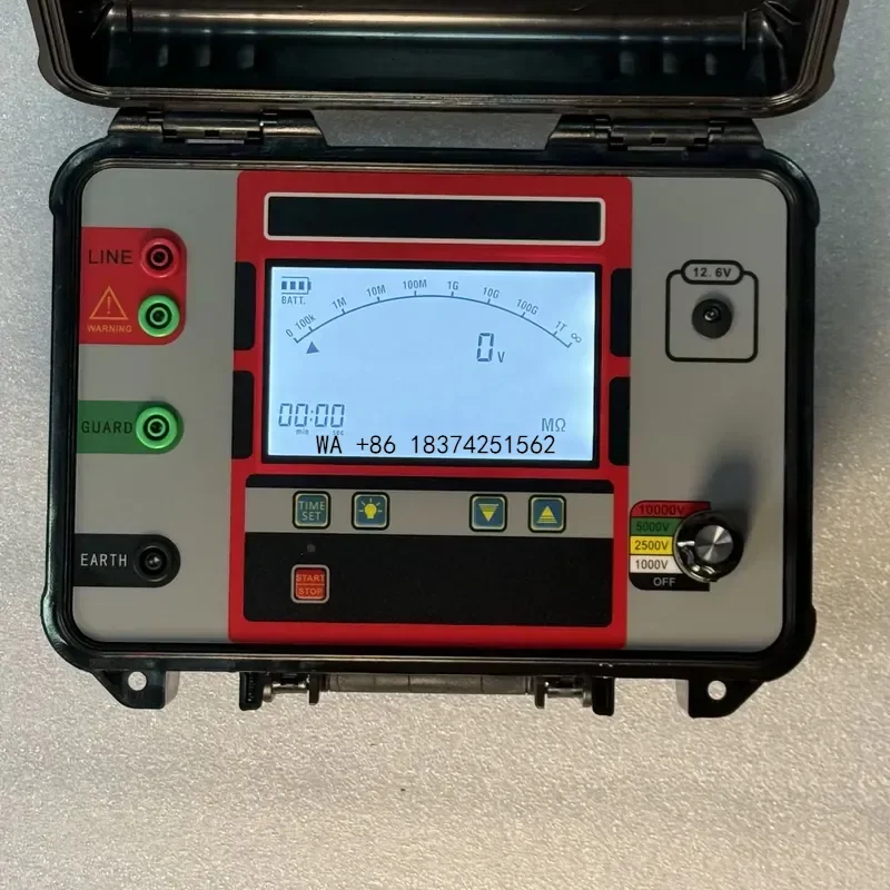 Wmwmnu for 10KV Megohmmeter Insulation Resistance Tester With Strong Load Capacity and Anti-interference Ability