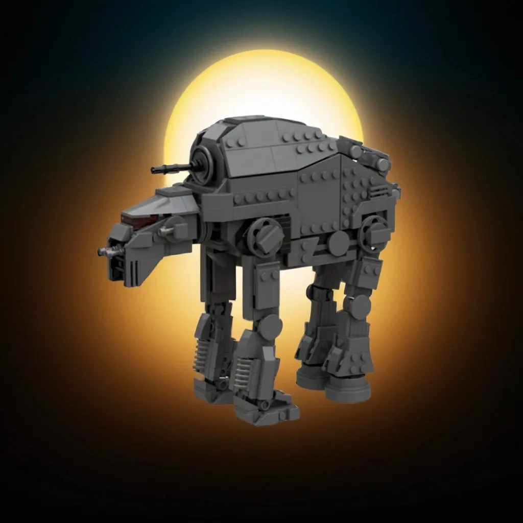

600pcs MOC Sci-Fi Military Vehicle First Order AT-M6 Star Batter Walker Design DIY Model Building Blocks Birthday Toys Gift
