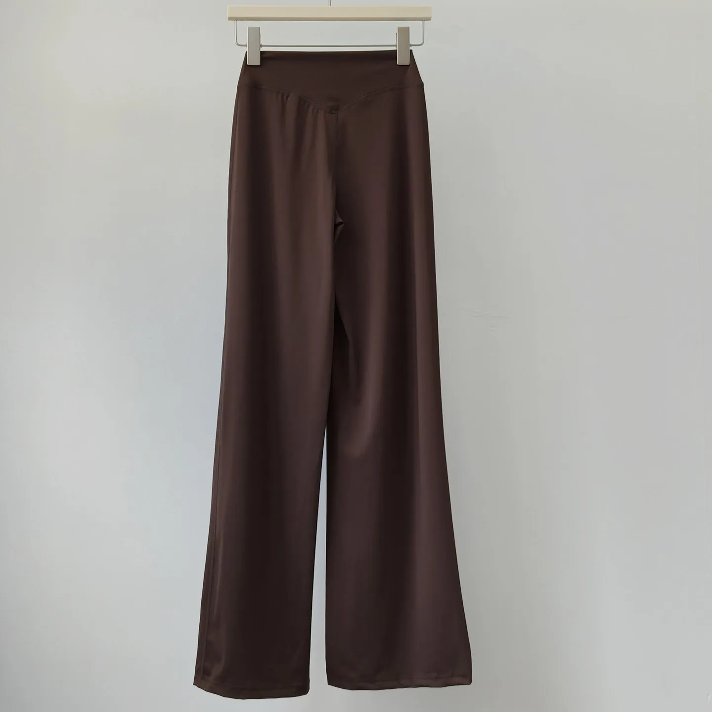 Damen-Pilates-Yoga-Hose mit geradem Bein, Hüftformend, locker geschnitten, weites Bein, atmungsaktiv, lässig, für Freizeit, Fitness, Outdoor-Sport und Laufen – Detail 7