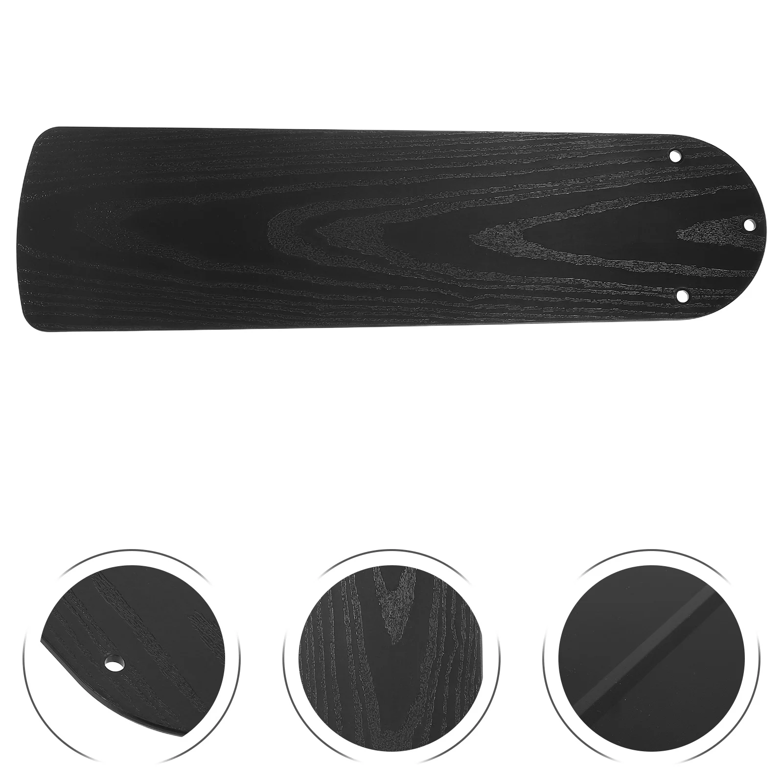 

Plastic Ceiling Fan Blades Replacement Wood Grain Pattern Lightweight Stable Easy Install Home Office Ceiling Fan Blades