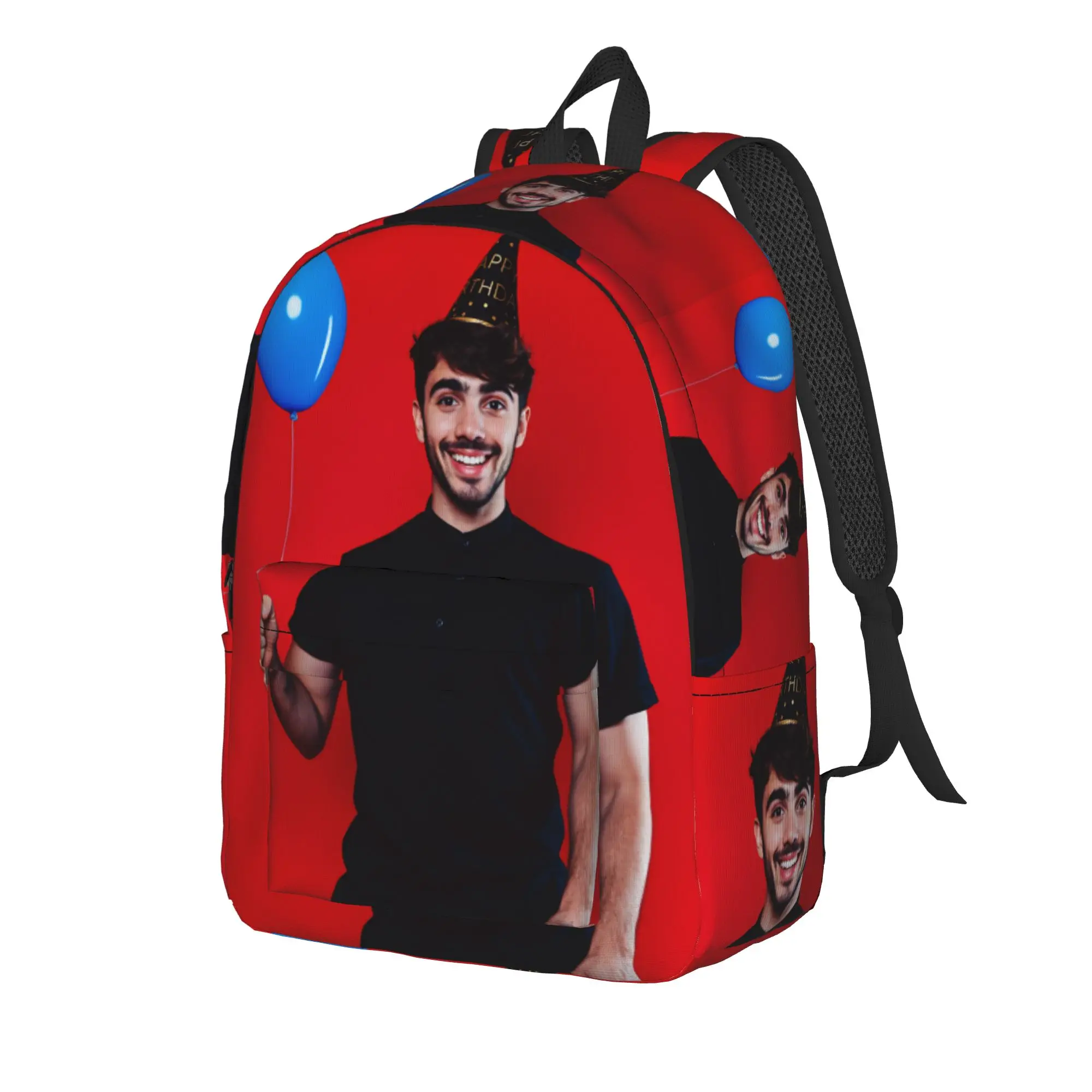 Fede V-Vigevani Backpack Male Club Misterios Big Backpacks Polyester Kawaii High School Bags Travel Designer Rucksack