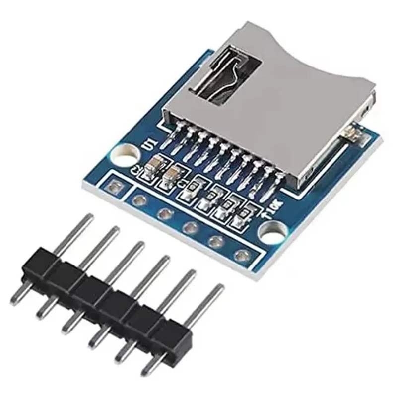 AD33 HOT 20Pcs Micro-SD Mini Storage Expansion Board Mini Micro-SD TF Card Memory Shield Module With Pins For Arduino