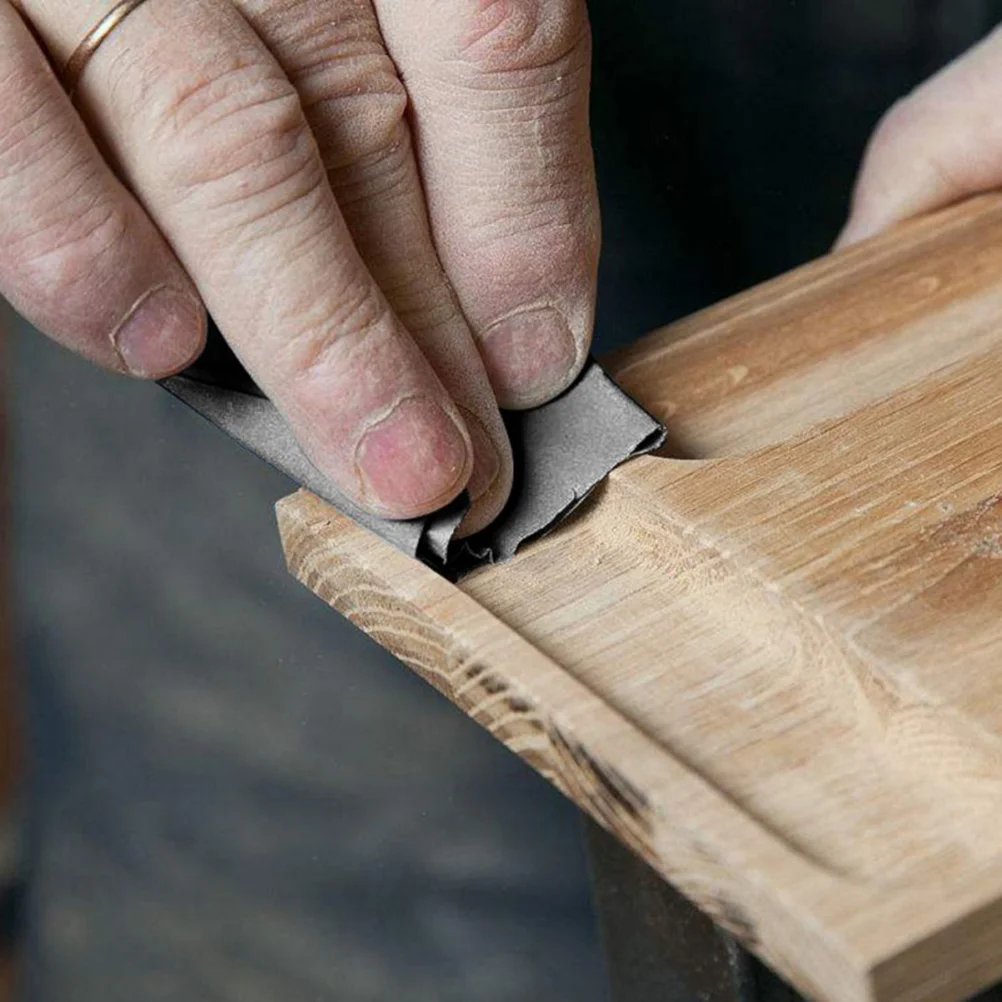 5PCS 9x36 Inches Multi-purpose Sandpaper Set Dry Wet Sandpaper Kit Waterproof Abrasive Paper Sets for Car Woodworking Use Rando