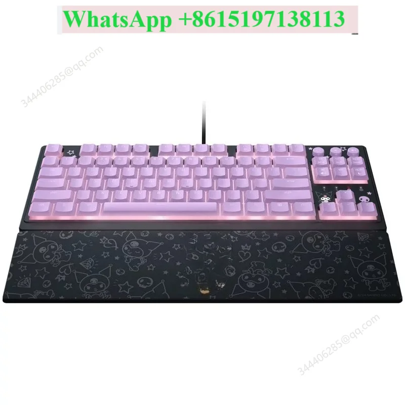 Ornata V3 TKL wired gaming keyboard, mechanical feel RGB Kuromi version