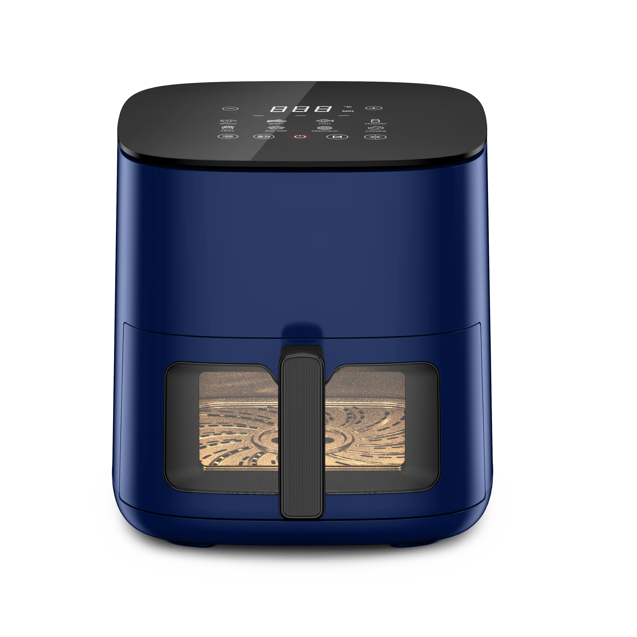 2025 스마트 디지털 에어프라이어 (LED 디스플레이 투명창 & 이중 상하 열 시스템 탑재) (건강한 무오일 요리)