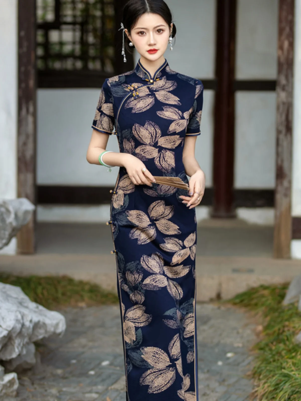 

Молодежная модная длинная юбка 2024 года, повседневная, эластичная, улучшенная, винтажная, короткая, для женщин