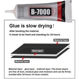 B-7000 Clear contact adhesive glue, universal glass, plastic, DIY, precision applicator, telephone repair, 15ml, 25ml, 50ml, 110ml 6 Main Sales Swims Glasses Nano - №3