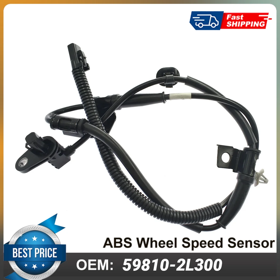 1PCS OEM 59810-2L300 598102L300 59810 2L300 Front Left ABS Wheel Speed Sensor Fit For Hyundai Elantra 1.8L 2.0L G4JP 2007-2012