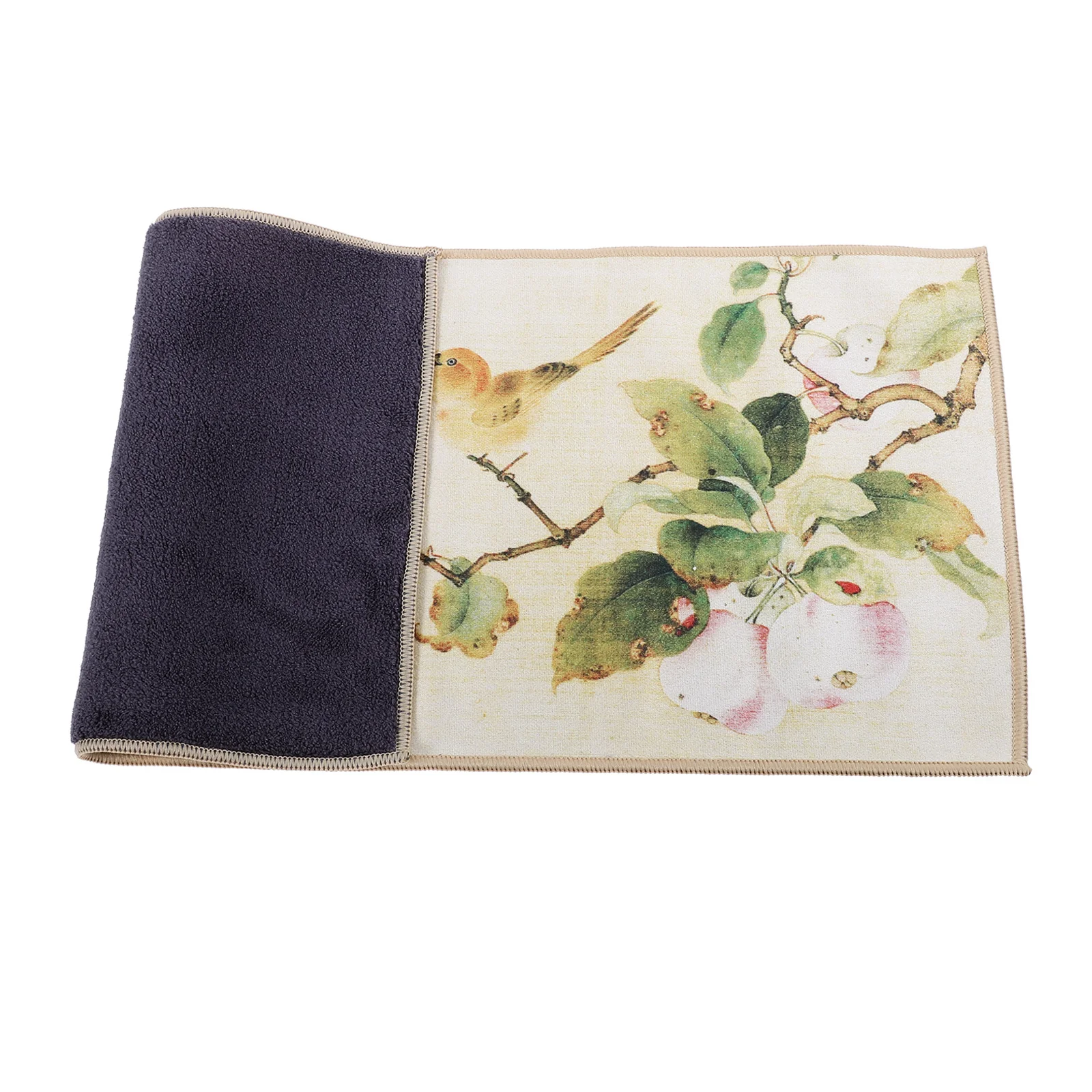 

Thicken Painted Tea Towels Washing Coral Fleece Cleaning Cloths for Housekeeping