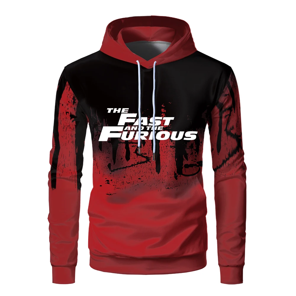 New2023 Arrival High Quality Hoodies The Fast and the Furious Autumn Winter Fashion Tracksuits Men Pullover Hoodies Sudaderas