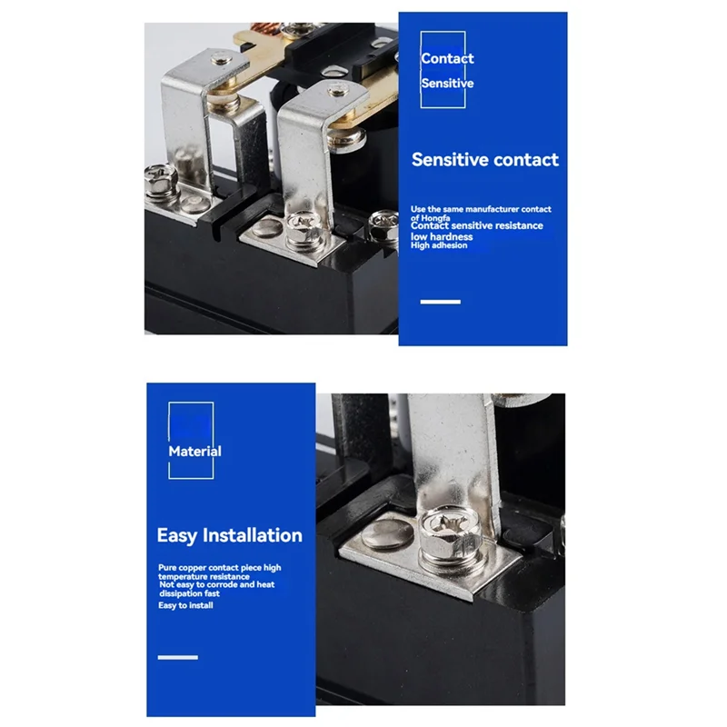 Nowy przekaźnik dużej mocy 80A DC12V 2Z Przekaźnik prądowy do regulatora napięcia Duże skrzynki transformatorowe maszyn