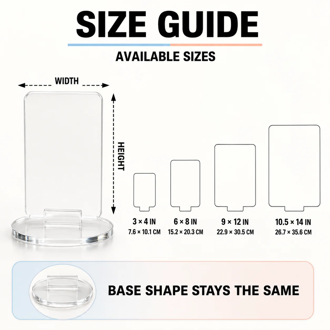 Custom Acrylic Standee Personalized Photo Text Acrylic Figure Stand Customized Cutout Desk Decor Wedding Gift with Round Base