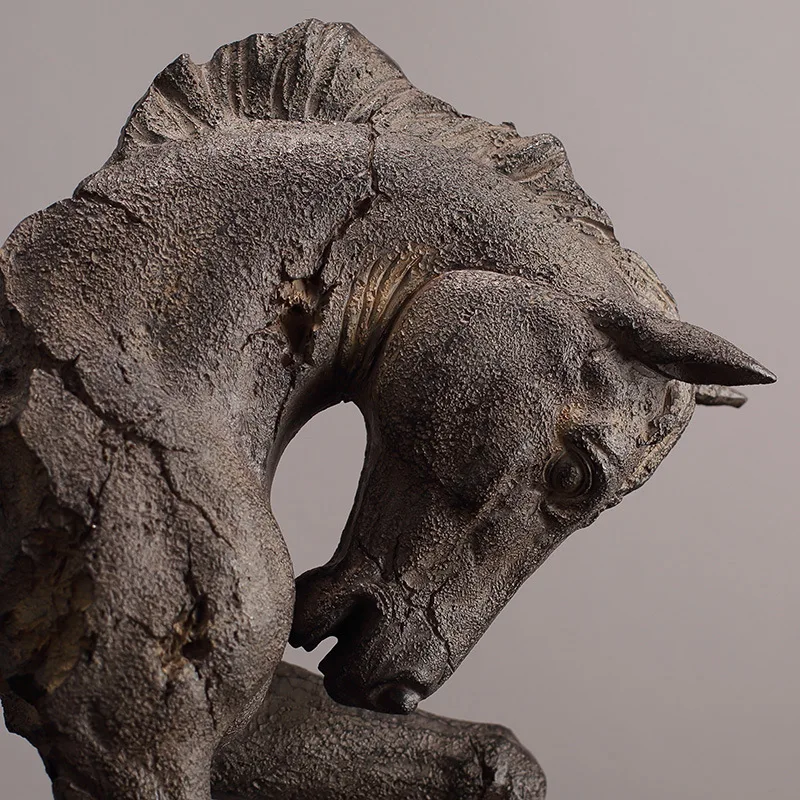 

Retro Horse Decorations, Resin Crafts Decorations, Statue Decorations, Sculptures, Interior Decorations