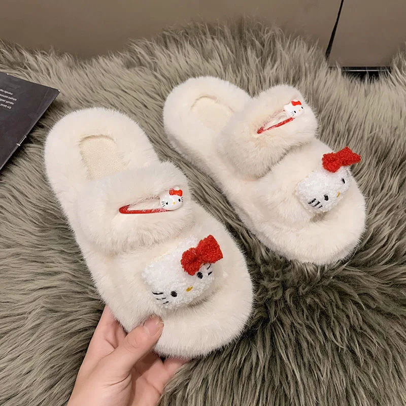 شباشب قطنية بنعل سميك وقطيفة توفر الدفء المضاد للانزلاق ومقاومة التآكل للاستخدام المنزلي شباشب شعر بعد الولادة #5