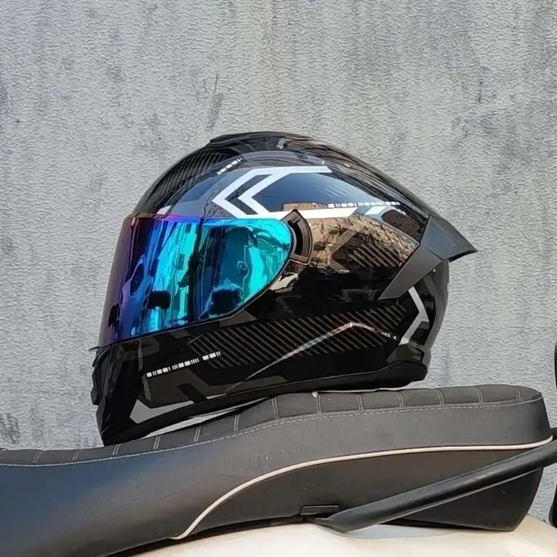 Professional racing dual lens safety helmet, off-road motorcycle full face protector, approved by DOT