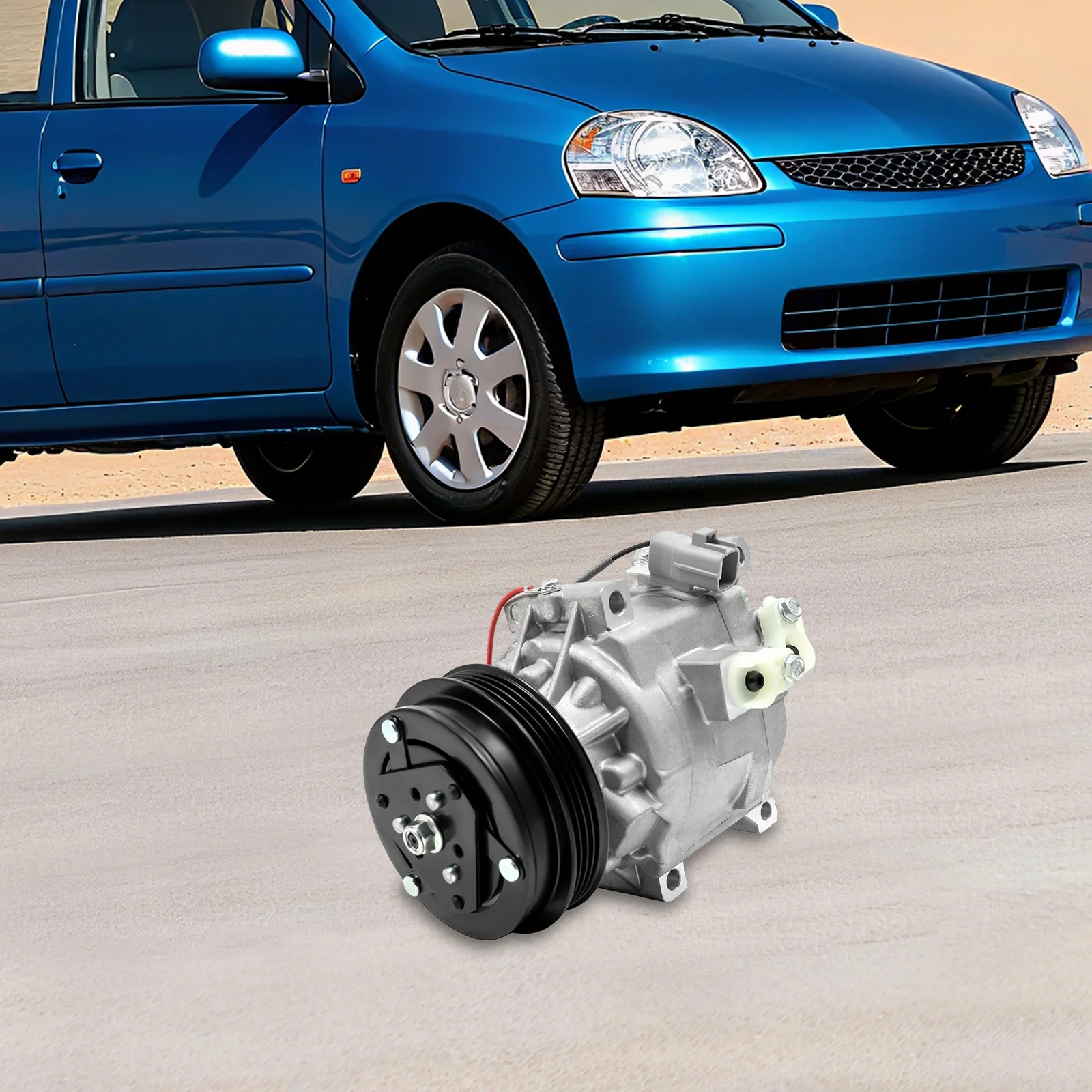 Sprężarka klimatyzacji samochodowej do modeli Toyota Echo 1.5L z lat 2000-2005