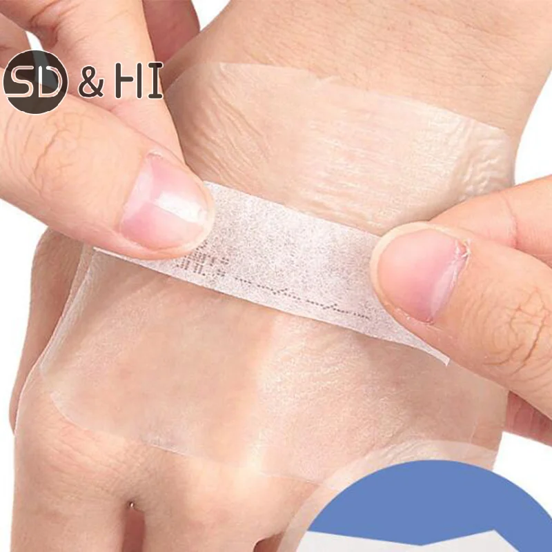 100Pcs/box Adhesive Patches Post Surgical Shower Or IV Shield Tattoo 6X7/10x12cm Transparent Film Dressing Wound Bandage