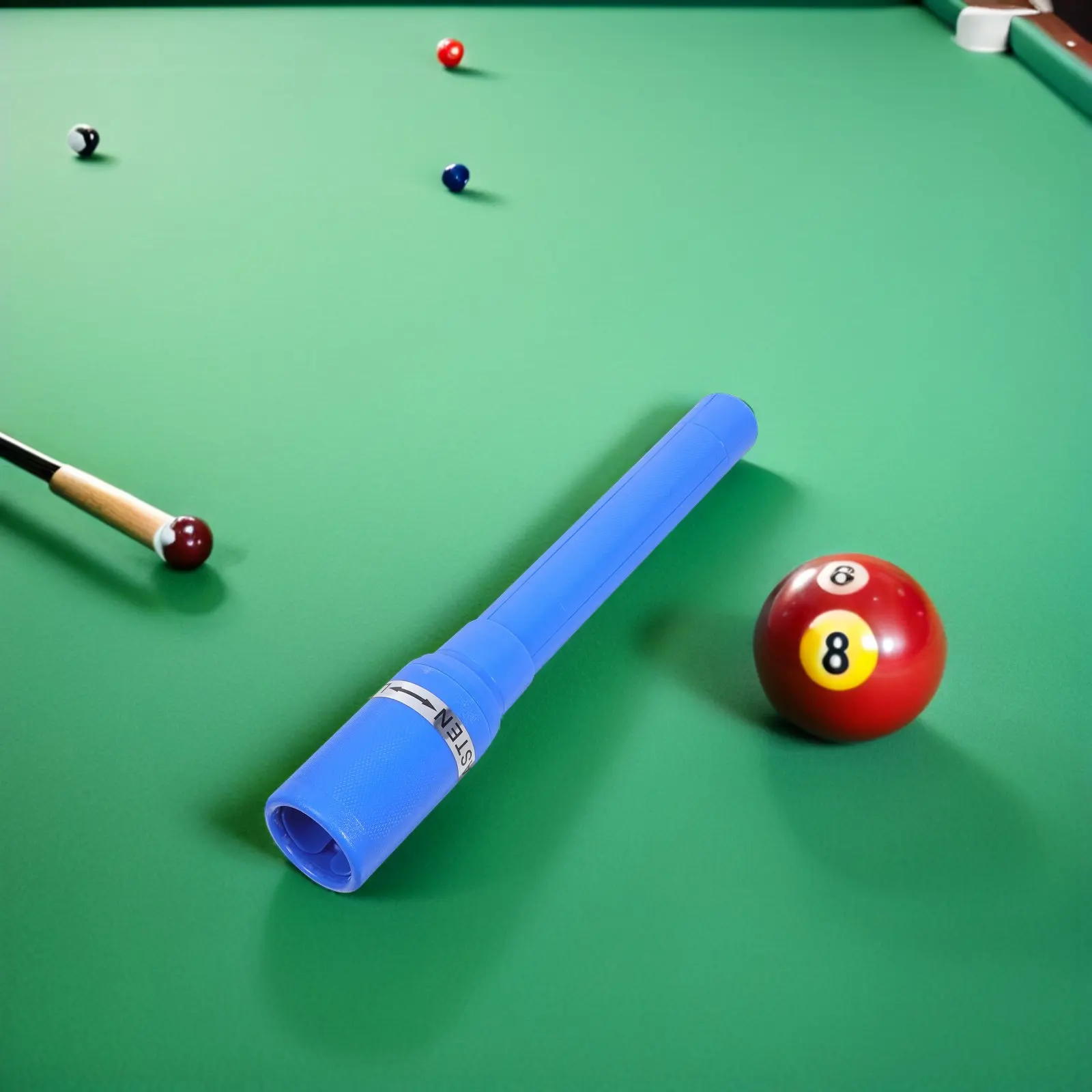 

11.4 Inch Pool Extension Sleeve For 9 Balls Billiards Durable Plastic Billiard Extension Cue Snooker Screw On Design Pool Cue