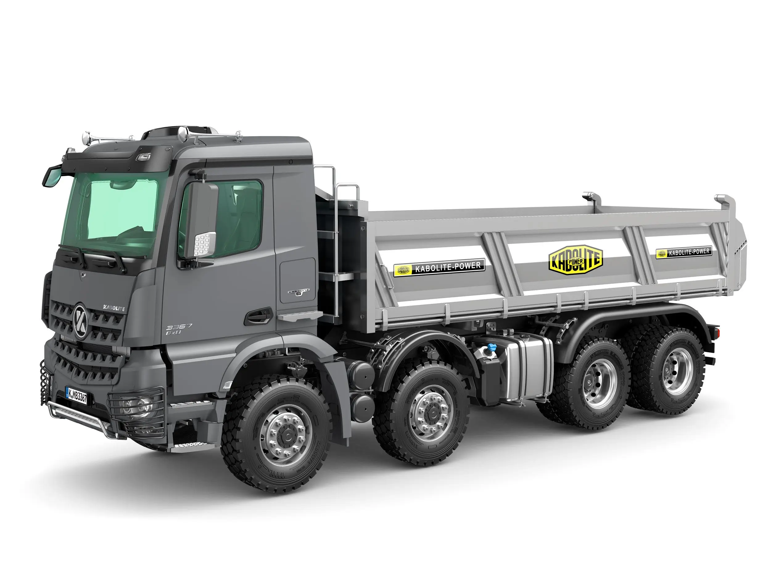 

Kabolite 3367 RC Hydraulic Dumper K3367 1/14 RTR Remote Control Tipper Sound Light System Toy Model Gifts