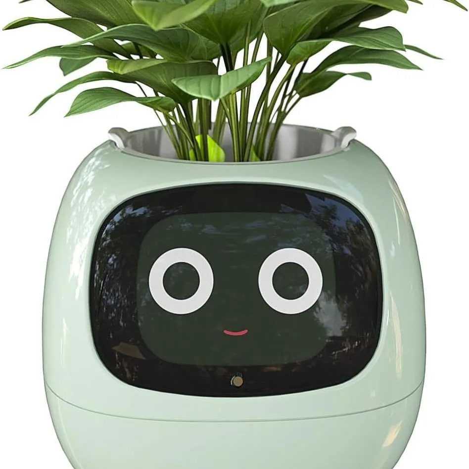 

Интеллектуальный кашпо IVY, электронный эмоциональный интерактивный автоматический мониторинг температуры и влажности, креативный горшок для растений Gi