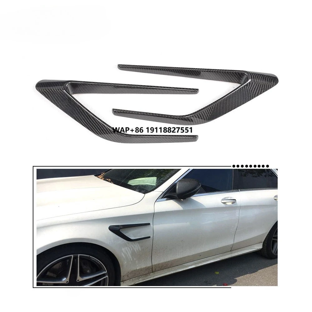 

2PCS/SET Front Fender Scoop Vents Trims for C-Class W205 C63 15-2017
