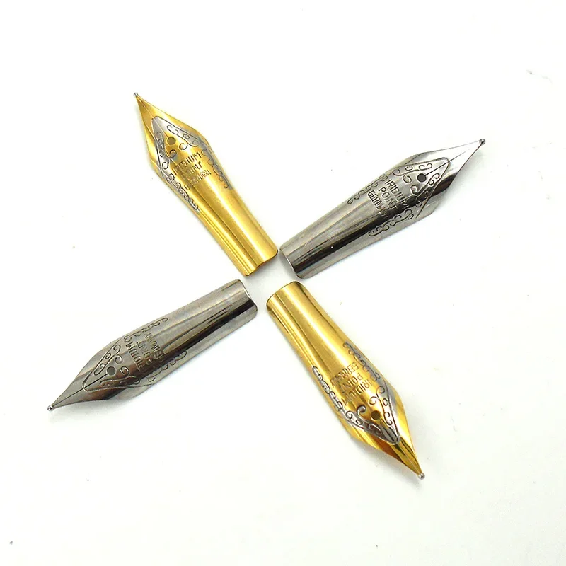 26 #   32 #   Wingsung 699 만년필 펜촉 예비 펜 펜촉 699/630/629 골든/실버 컬러용 오리지널 EF/F/M 크기