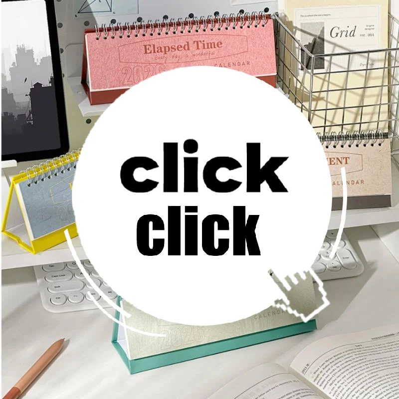 

Корейский календарь на 2026 год. Простой, свежий и креативный план украшения рабочего стола. Проверьте в блокноте.