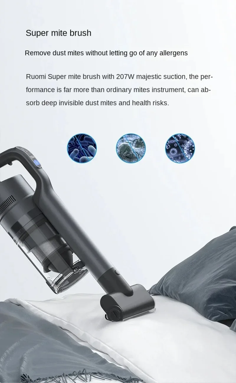 ROIDMI-aspiradora Inalámbrica De Alta Gama, Aspiradora Totalmente Automática De Gran Succión, Tamaño ULTRA Pequeño, Todo En Uno