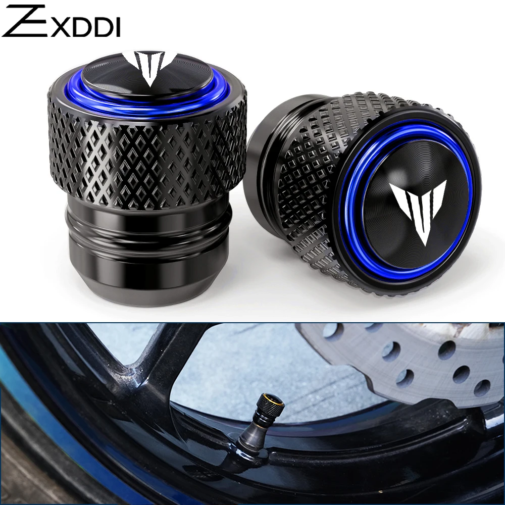 

For YAMAHA MT03 MT07 MT09 MT10 SP YZF R1 R3 R6 R7 R9 R125 TRACER 9 7 GT XSR 700 900 Motorcycle Accessories Tire Valve Caps Cover