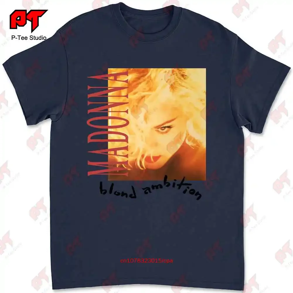 1990 Madonna Blond Ambition World Tour Concert T-shirt XUXV