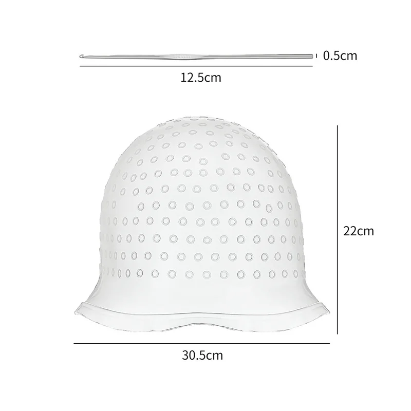 Casquette en silicone pour salon de coiffure, bonnet de coloration des cheveux, chapeau à reflets, coiffage réutilisable, outils de coiffure