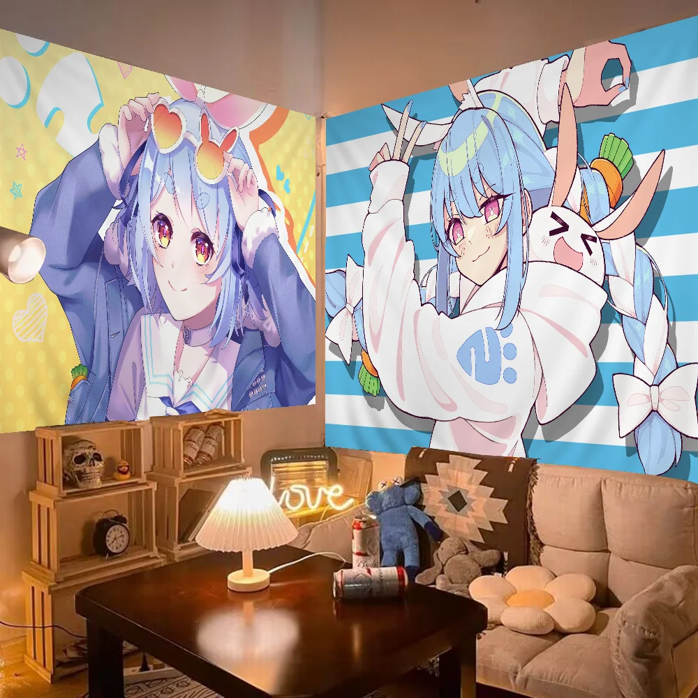 

Usada Pekora Hololive Tapestry Anime Tapestry Hanging Tarot Hippie Wall Rugs Dorm Wall Hanging Sheets