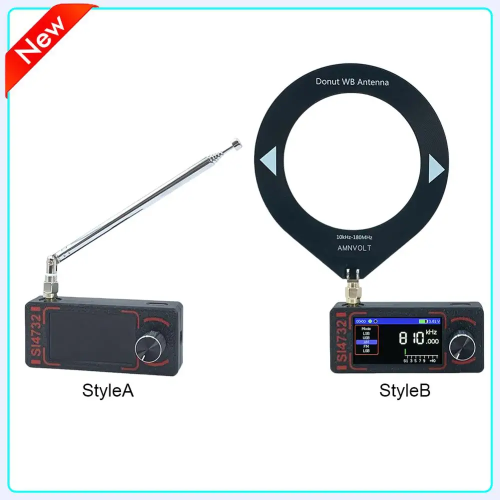 

Мини SI4732 DSP Радио LSB USB AM FM Радио 1,9-дюймовый IPS-экран Карманное радио Портативное радио Подарки для пожилых людей пожилого возраста