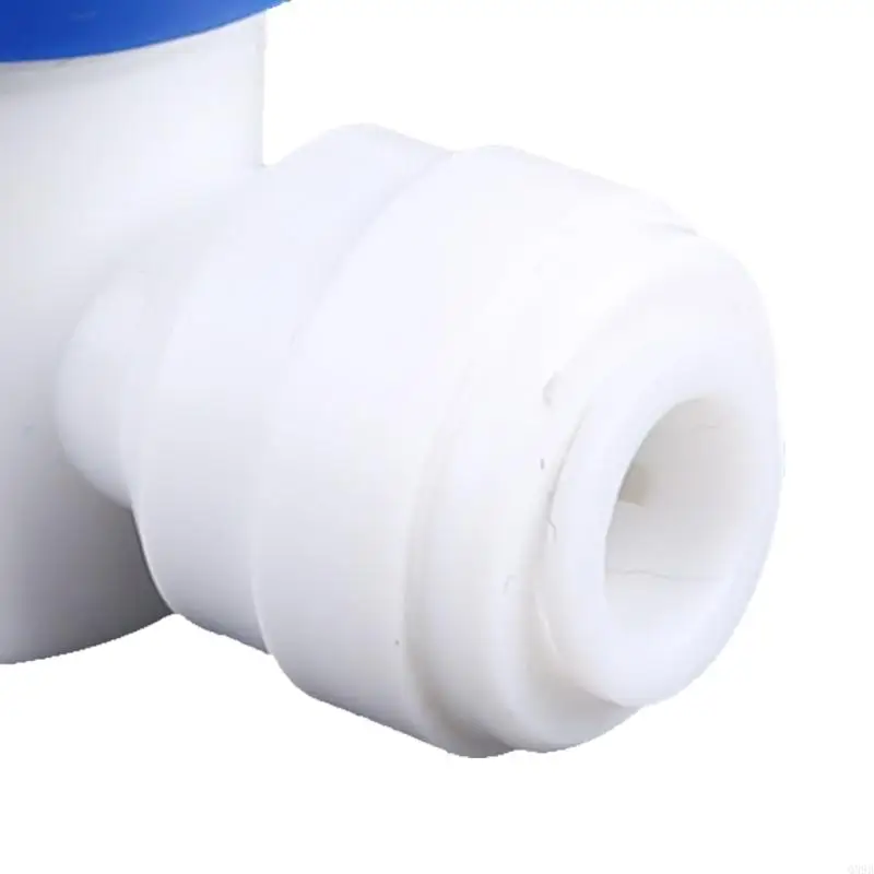 Q39B Fit 1/4" OD Tube Tap Shut off Ball for Valve POM Quick Fitting Connector For Aquarium RO Water Filter Reverse Osmosis Sy